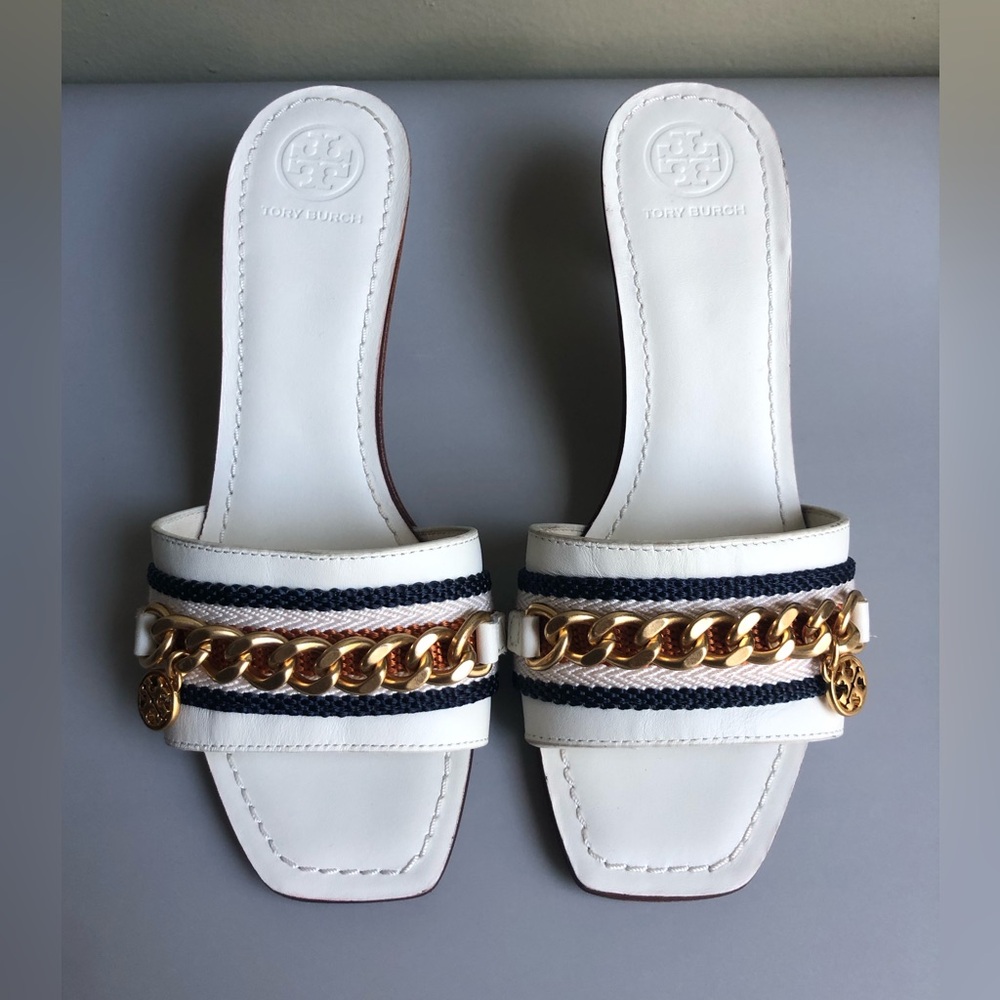 Tory Burch Jessa Heeled Sandals Size: 5M